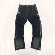 GALLERY DEPT - Carpenter Flare navy paintsplash