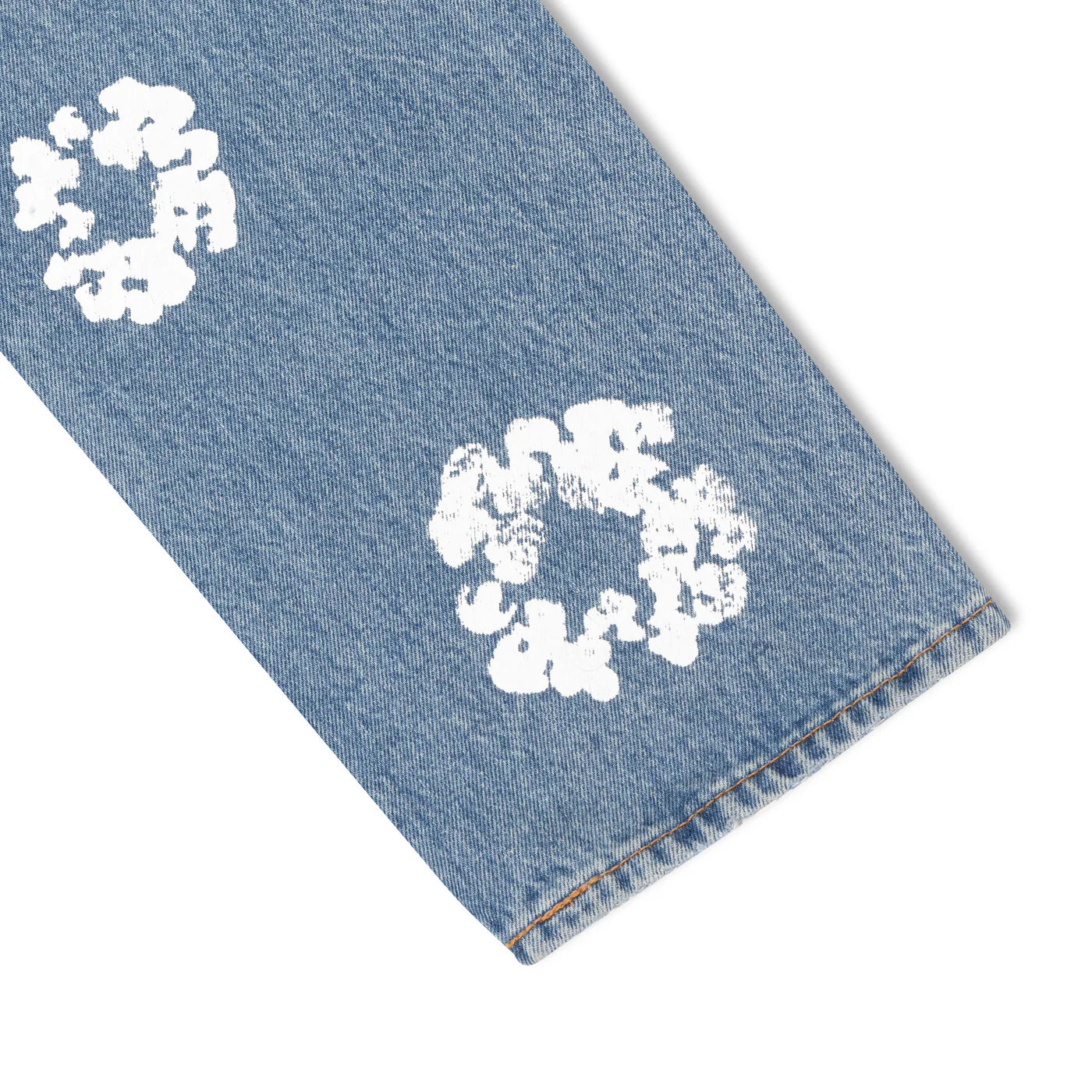 DENIM TEARS - The Cotton Wreath Jean Light Wash