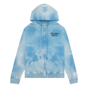 GALLERY DEPT - Blue Washed Zip-up hoodie