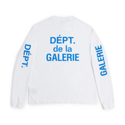 GALLERY DEPT - White Blue french L/S TEE